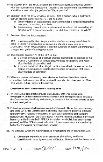 electoral commission statement page 5