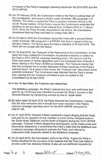 electoral commission statement page 7